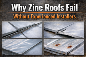 Zinc roofing