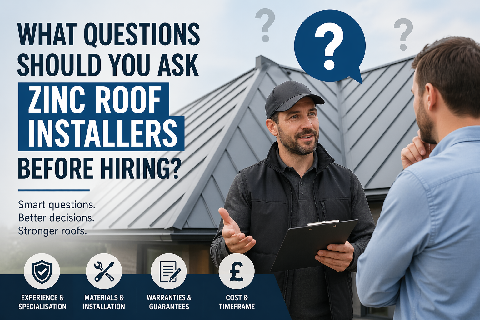 zinc roof installers
